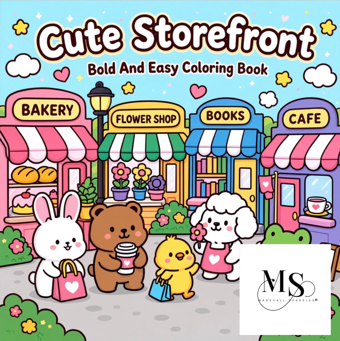 Storefront Colouring Book PDF Download