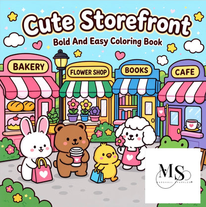 Storefront Colouring Book PDF Download