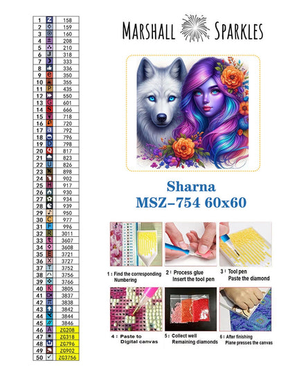 Sharna © 60x60 (print to order)