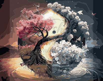 Sakura & Snowfall TOP1047 © 50x40