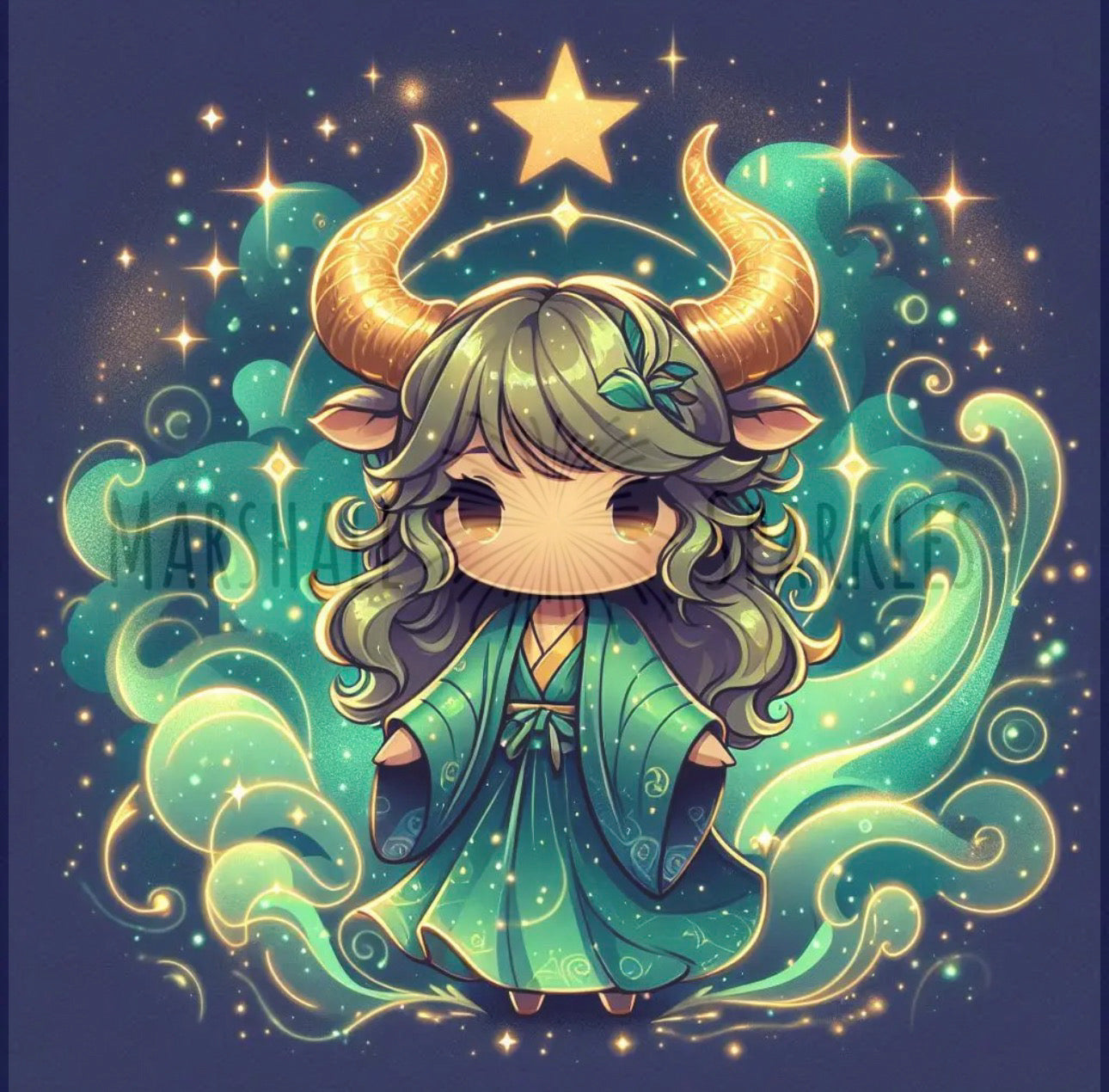 Zodiac - Taurus Totem © 50x50