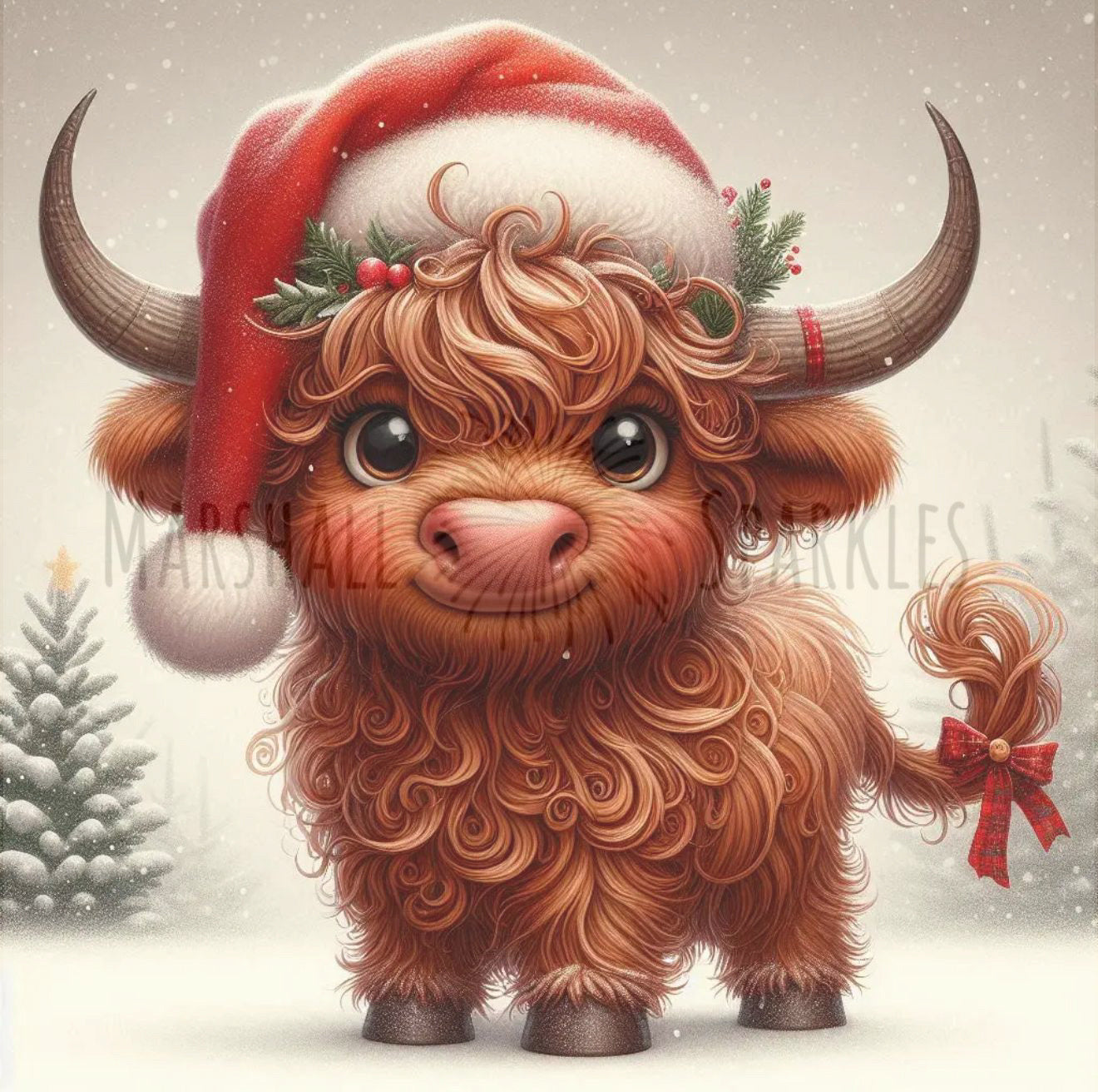 Highland Christmas © 40x40