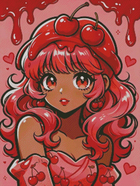 Fruitella Girls - Cherry NovaDrop  © 60x80