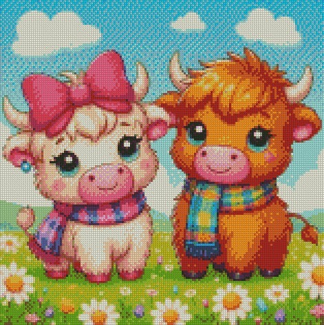 Highland Love © 40x40