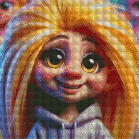 Harley Troll © 40x40 Square Fairy Drill