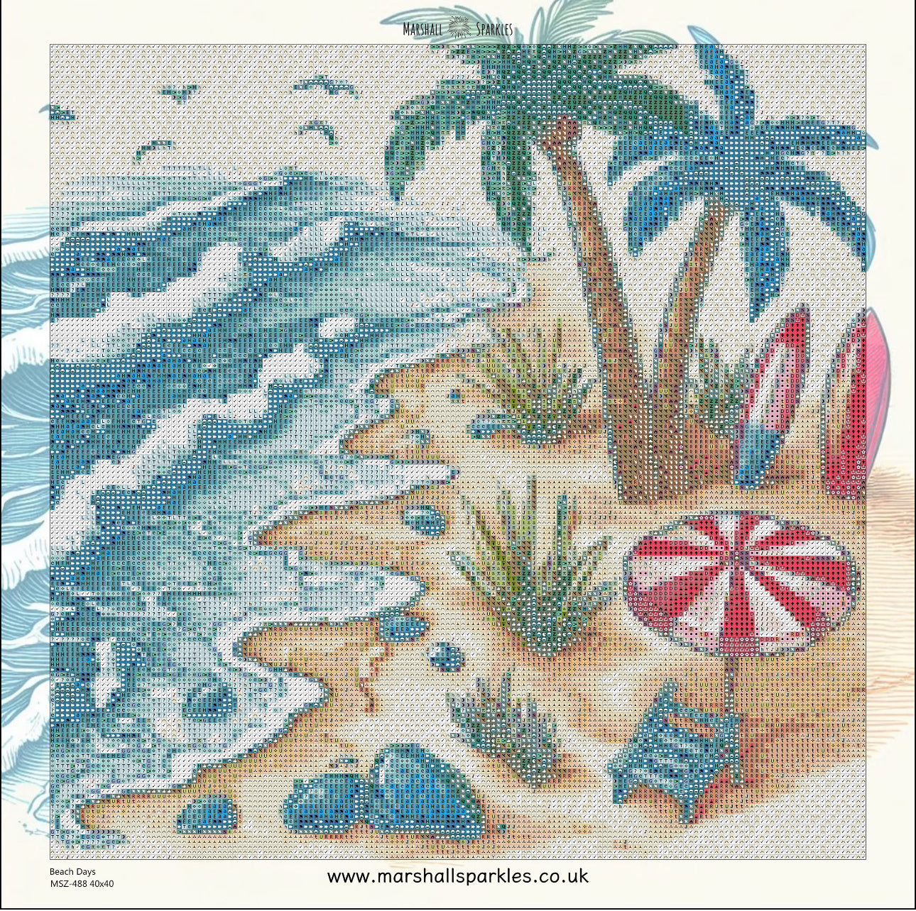 Beach Days © 40x40 Square Fairy Drills