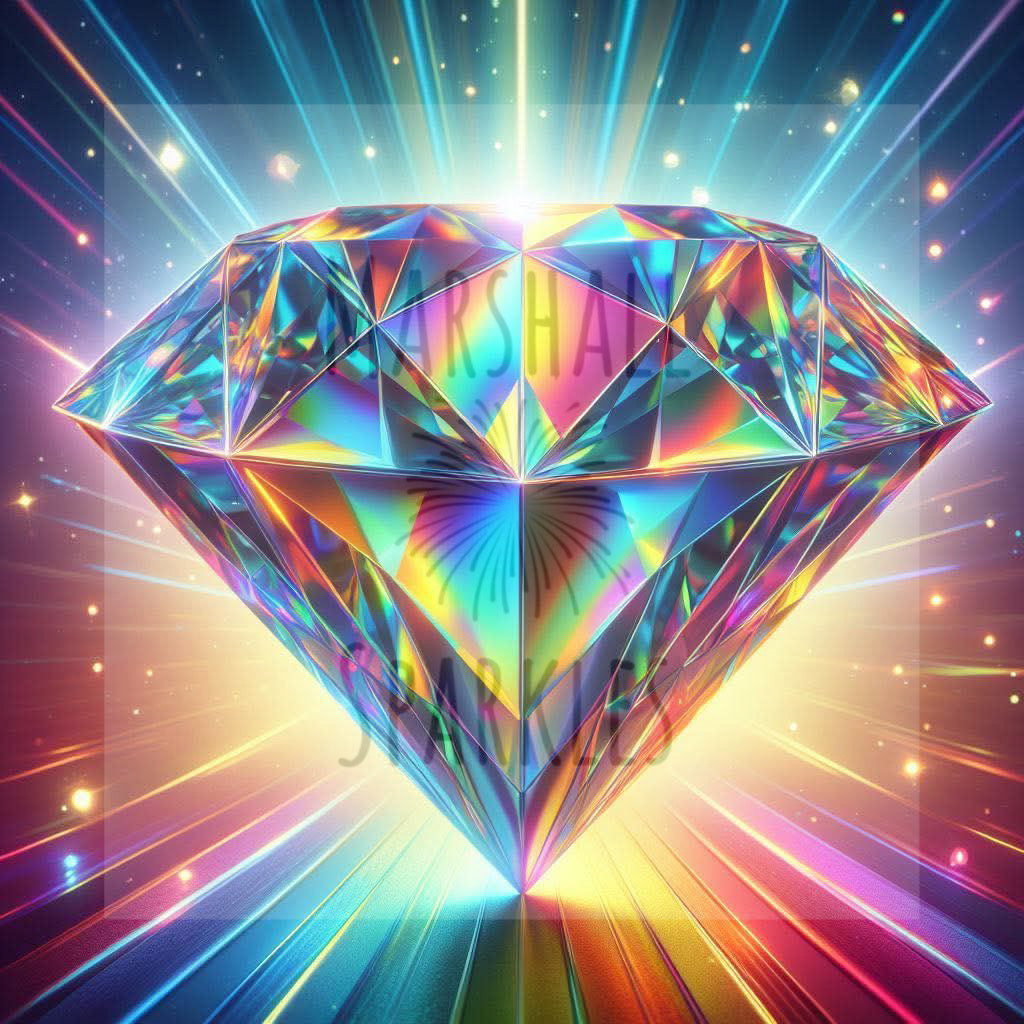 The Crystal Diamond © Square FULL CRYSTAL 40x40