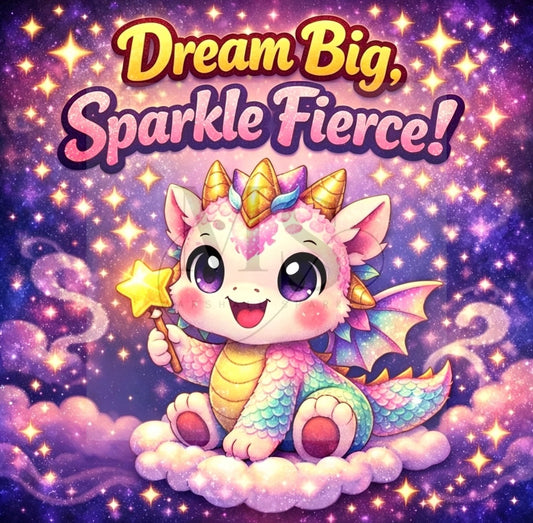 Dream Big, Sparkle Fierce! © 50x50
