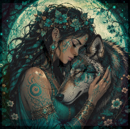 Whisper of the Moon © 70x70 by CrazyLone Wolf