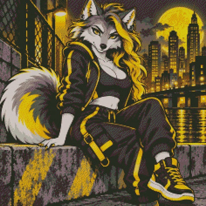 Luna Wolf © 60x60 by CrazyLone Wolf