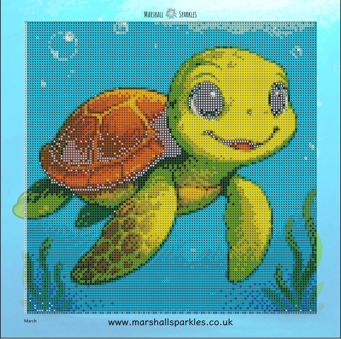 12 Months of Ocean © by Overton Designs 30x30 (PTO)