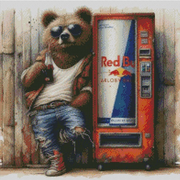 Rust & Fur - Brown Bear © 50x50 (print to order)