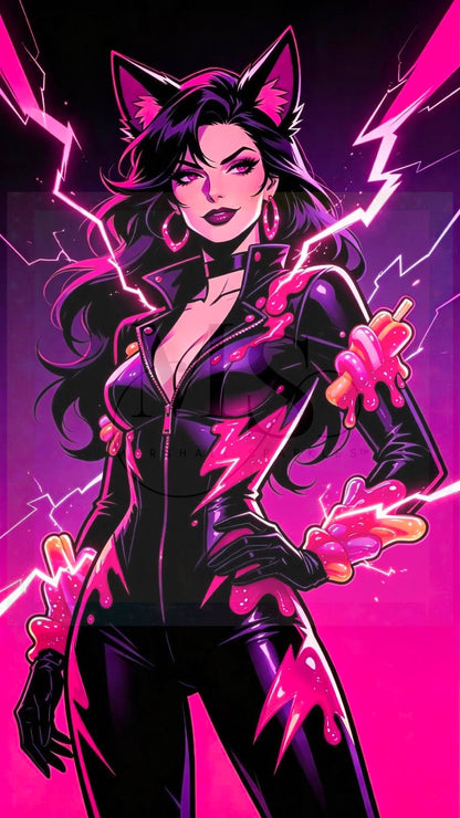 Electra Purrstrike (gummy) © 50x90