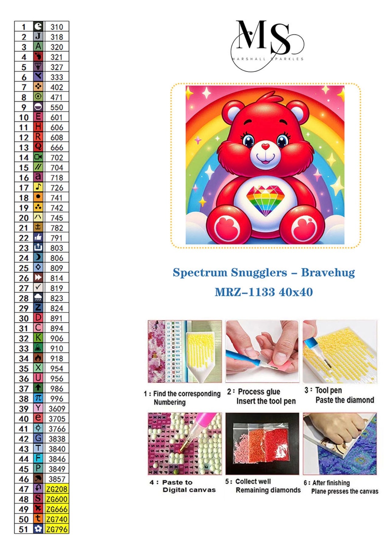 Spectrum Snugglers - Bravehug © 40x40