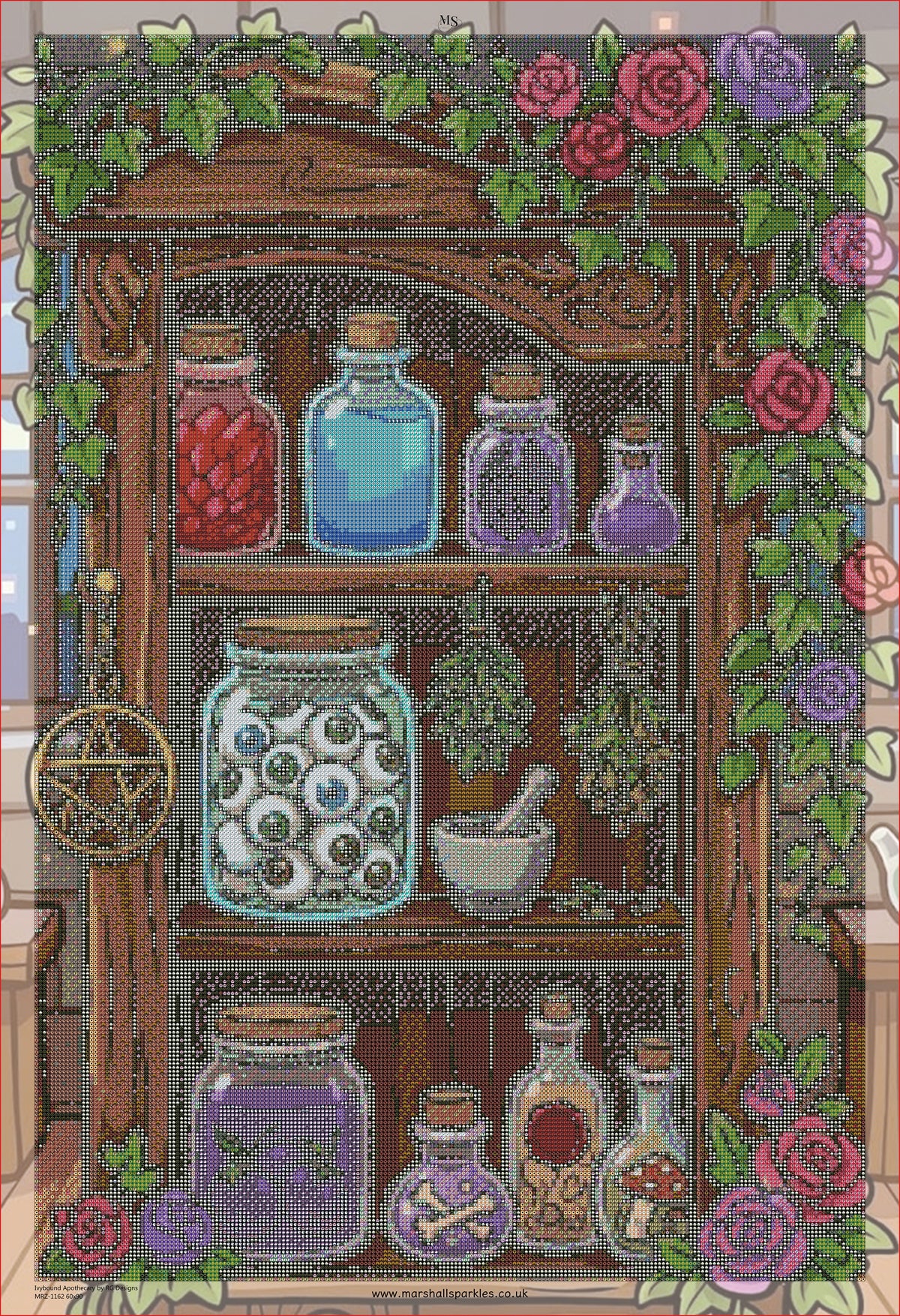 Ivybound Apothecary © 60x90 by RG Designs