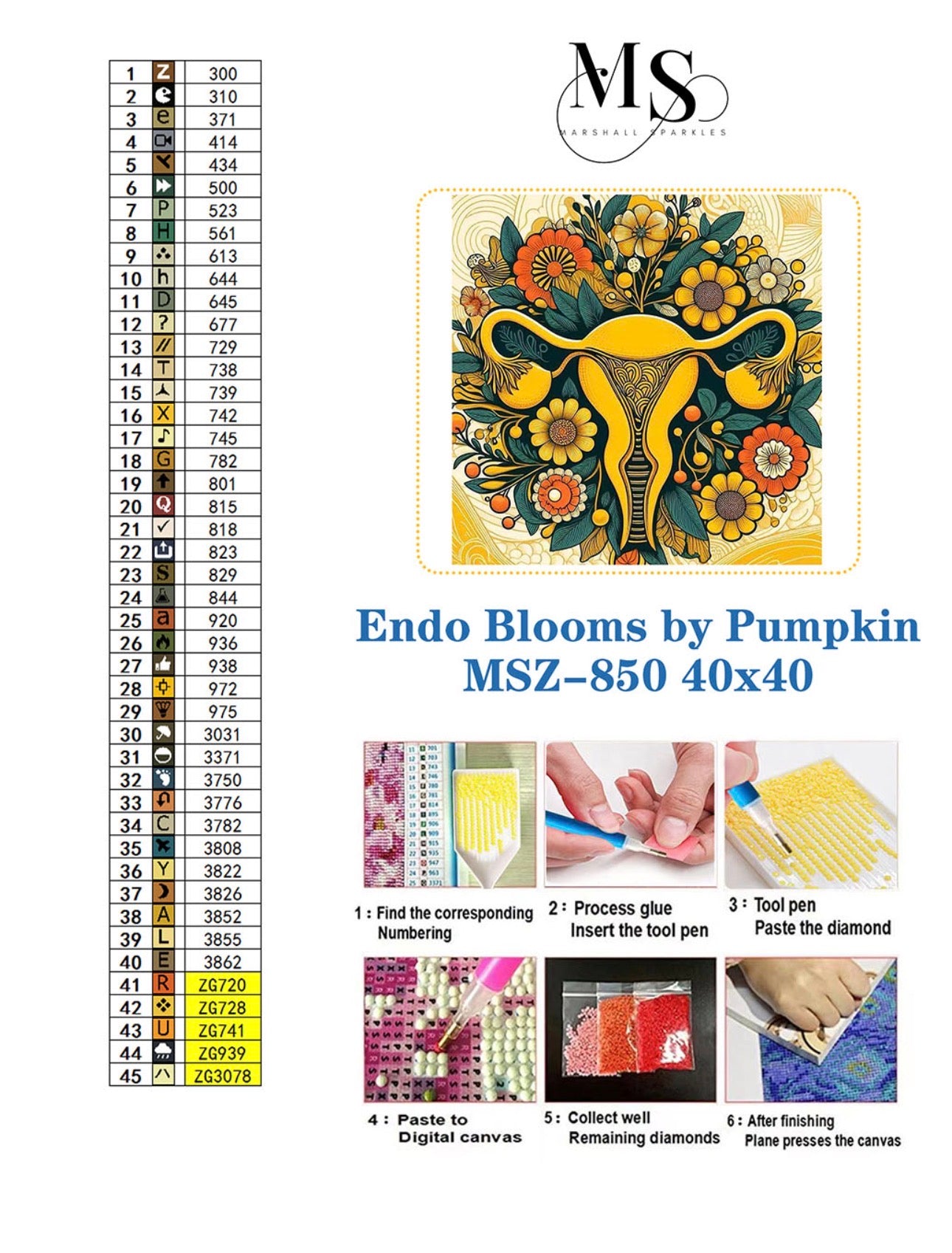Endo Blooms by Pumpkin © 40x40