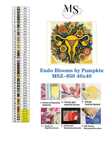 Endo Blooms by Pumpkin © 40x40