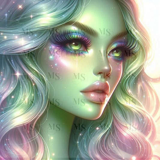 June Sharna © 50x50 Round fairy