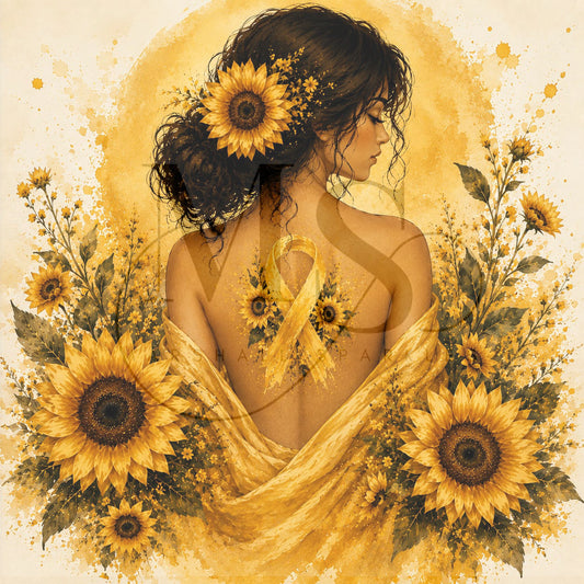 Her Hidden Fight © 60x60 by KT Designs