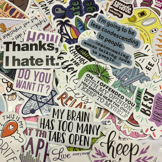 Mixed Quotes Stickers 18+