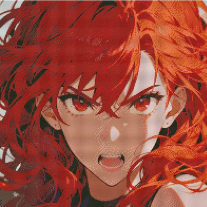 Fiery Red Wildheart © 50x50