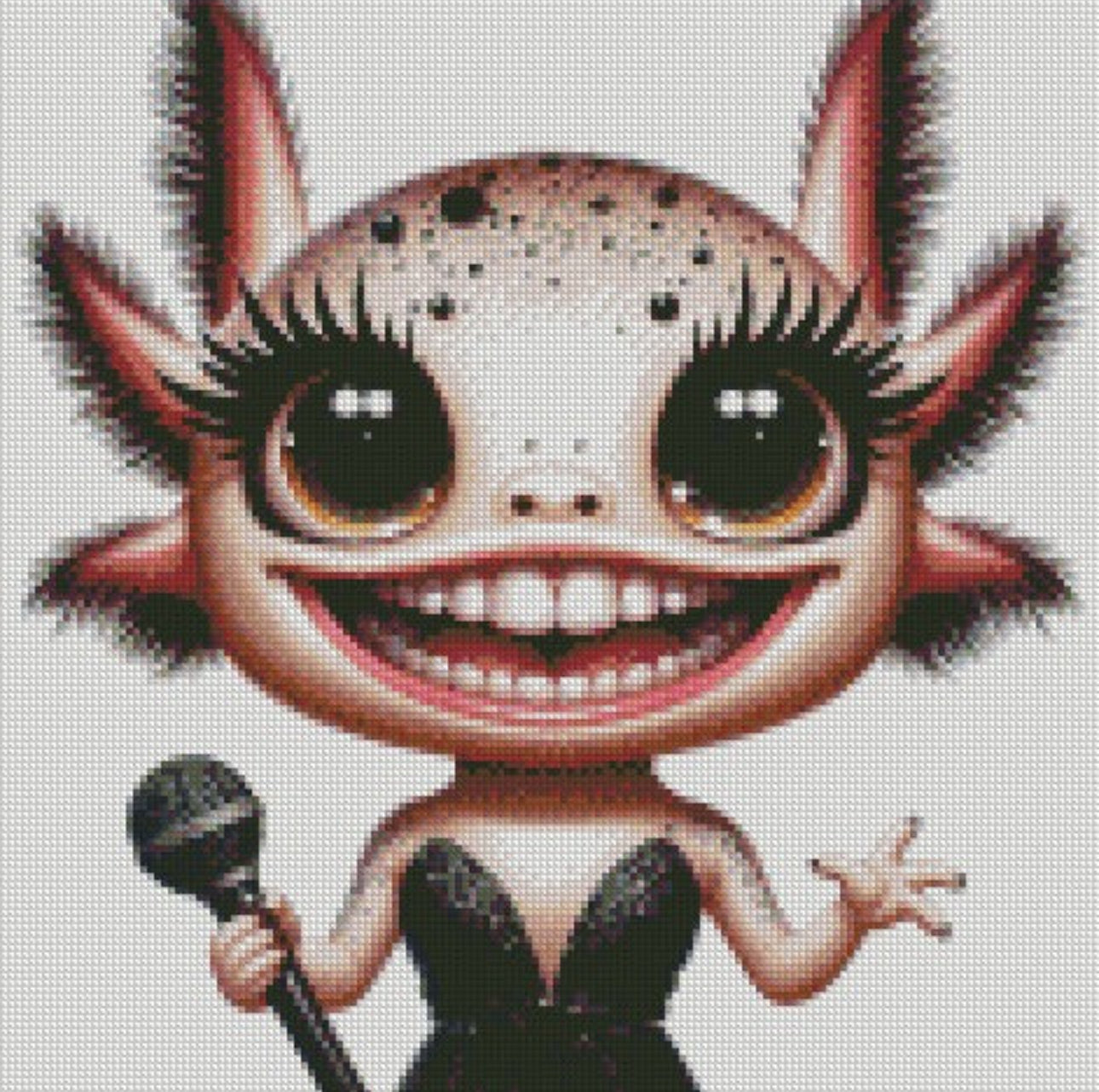 Popstar Collection - Axolotl © 40x40 - (print to order))