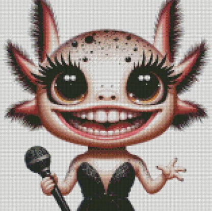 Popstar Collection - Axolotl © 40x40 - (print to order))
