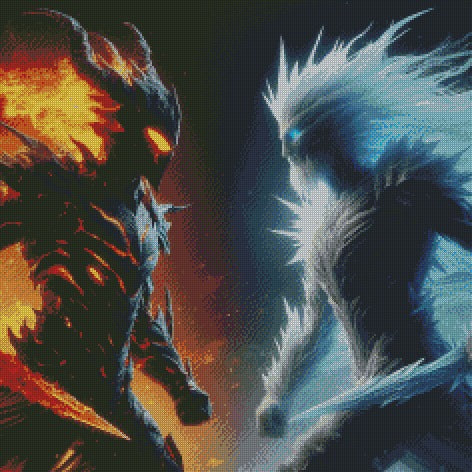 Fire & Ice Warrior Worlds © 60x60
