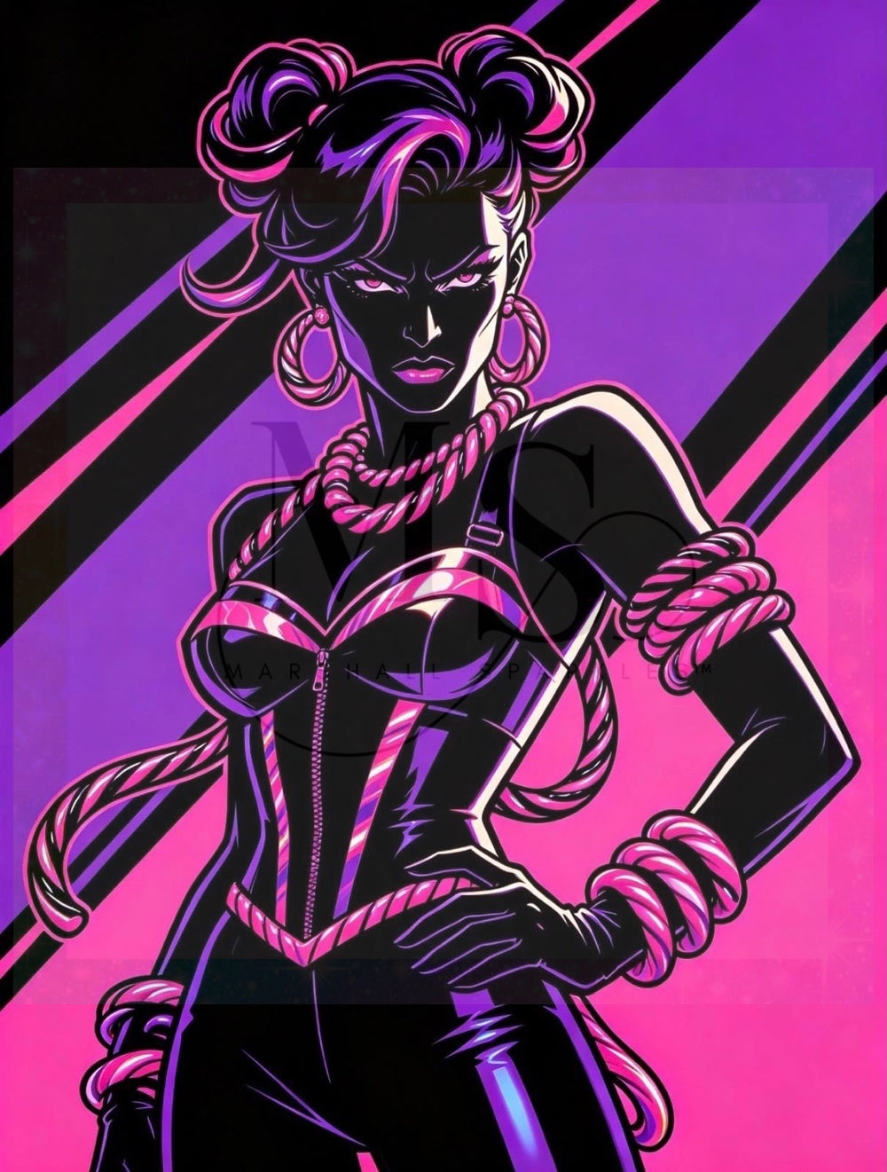 Sugar Shockwave (black Liquorice) © 60x80