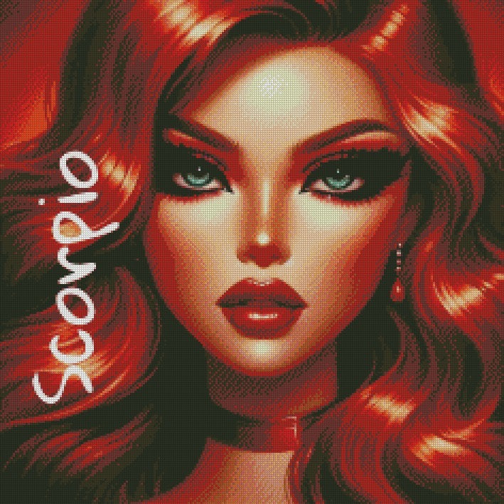 Zodiac Colours - Scorpio© 60x60