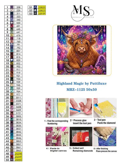 Highland Magic © 50x50 by Puttiluxe
