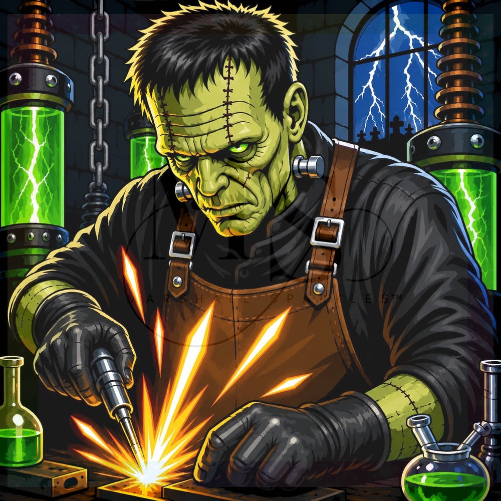Frankenstein's Workshop  © 60x60 by KT Designs