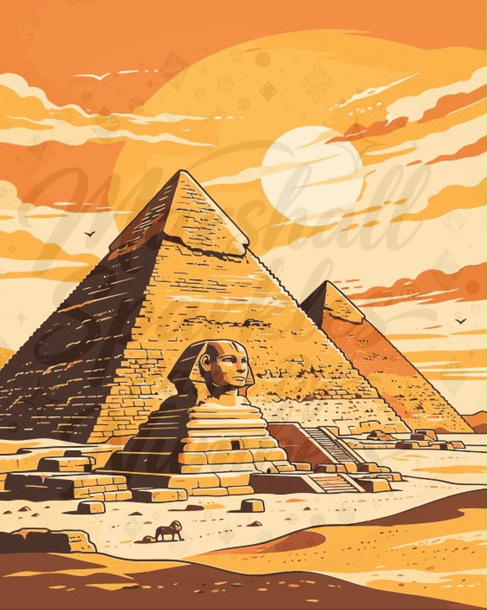 PBN - Pyramids MS034 © 40x50