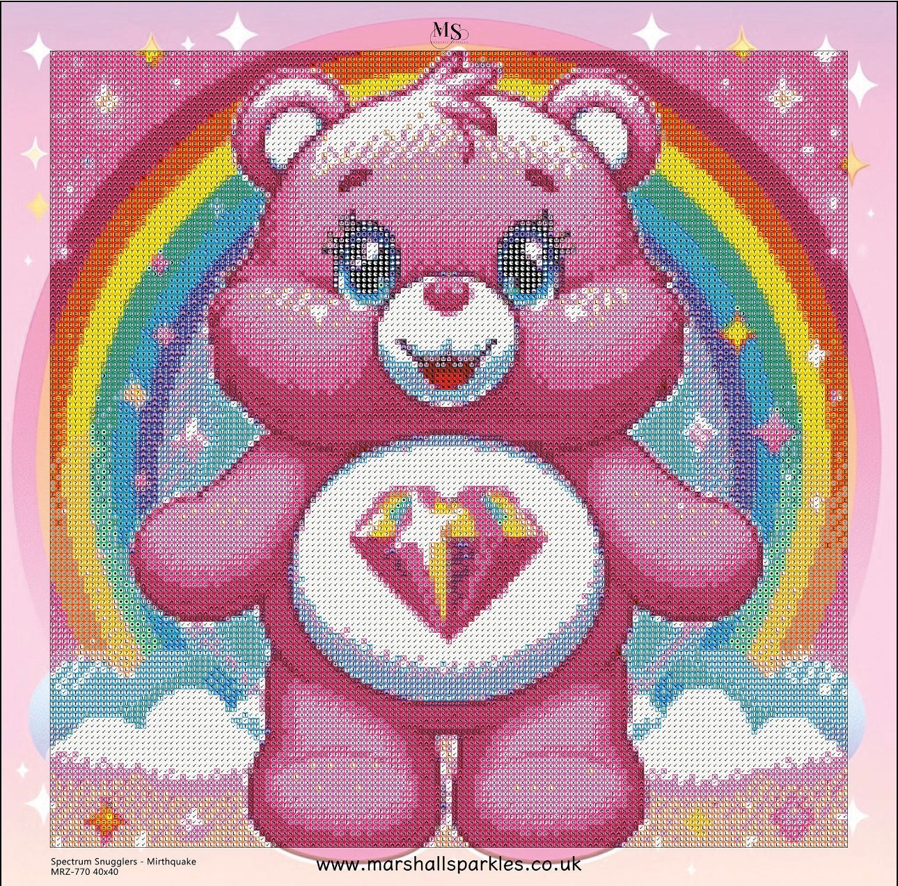 Spectrum Snugglers - Mirthquake © 40x40 - (print to order)