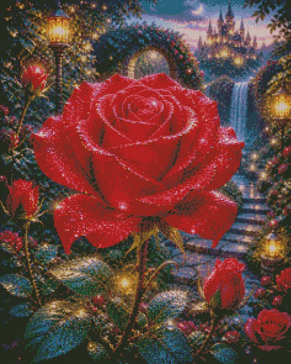 Midnight Rose © 60x75 by KT Designs