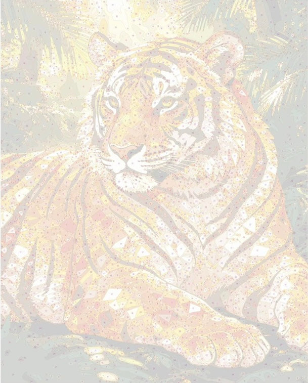 The Shining Jungle Tiger © 40x50