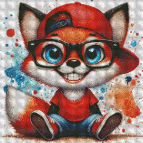 Fox Cap Glasses © 40x40 Round Fairy Drill