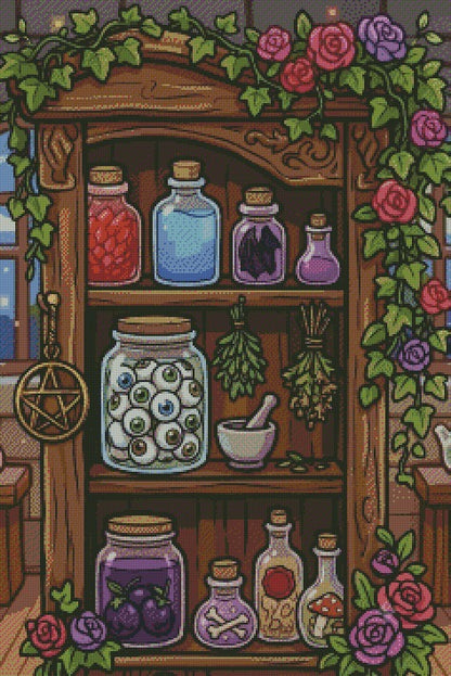 Ivybound Apothecary © 60x90 by RG Designs