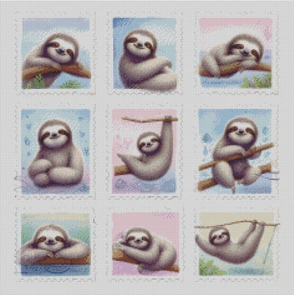 Sloth Stamps © 60x60