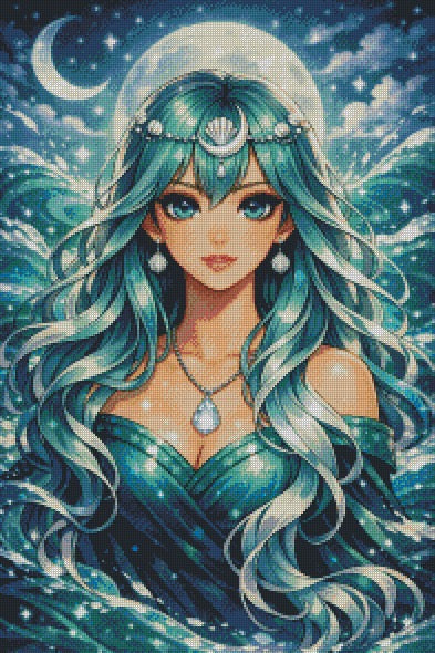 Turquoise Moon © 50x75