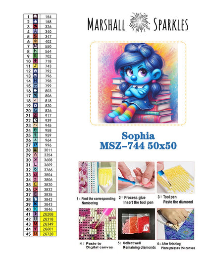 Sophia © 50x50 (print to order)