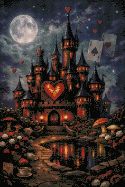 Off with their heads Castle © 60x90