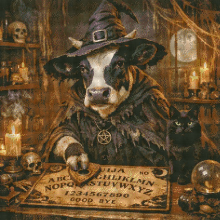 The Moo- dium © 60x60 by NAT Art Creations