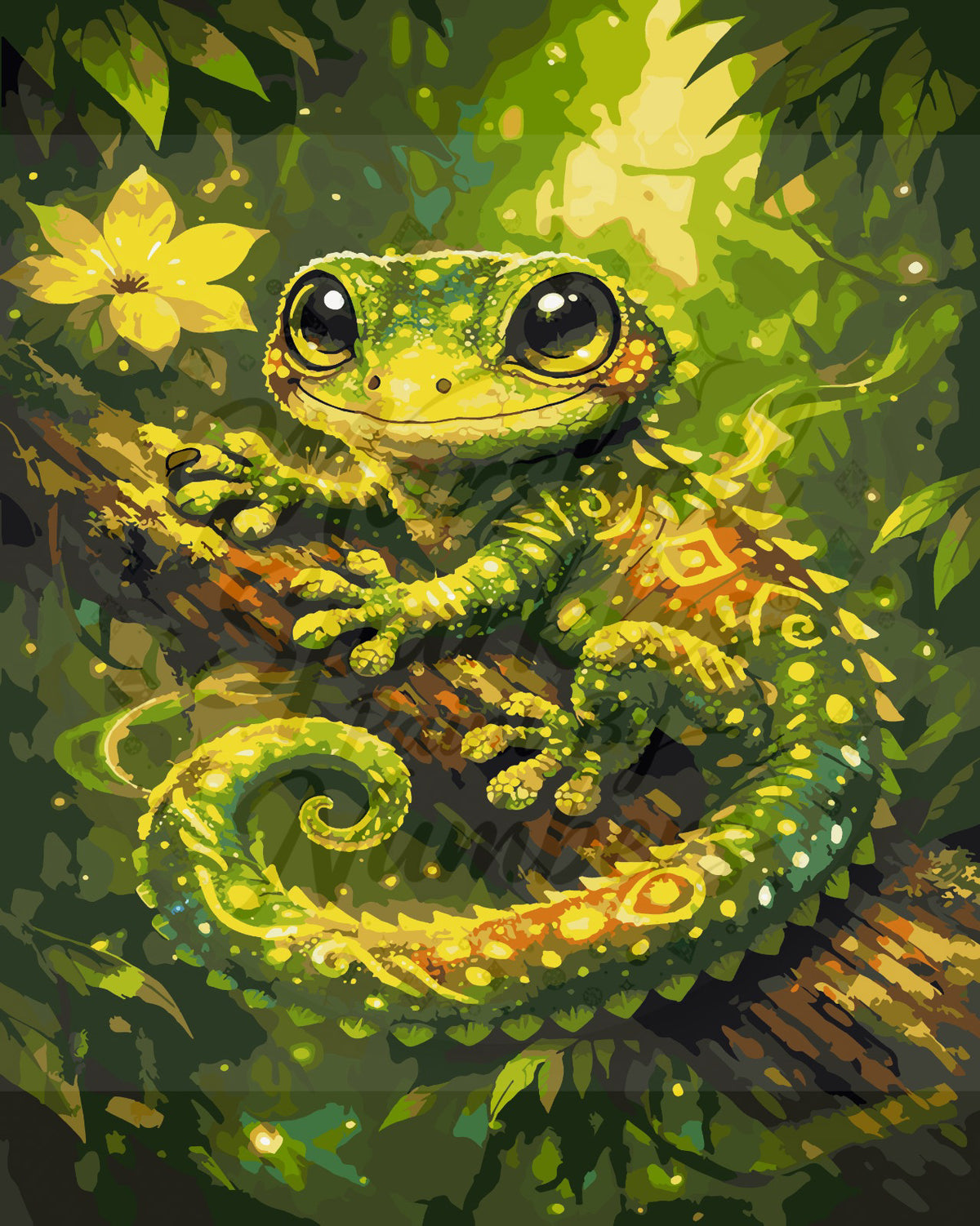 Jungle Gekko MS003 © 40x50