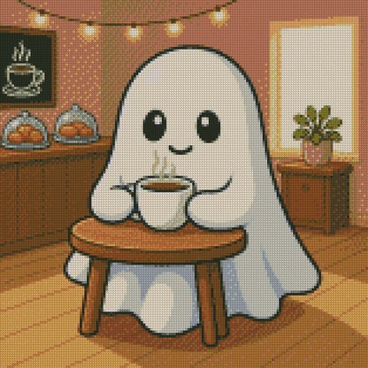 Cordelia Coffee Break by Pumpkin © 40x40