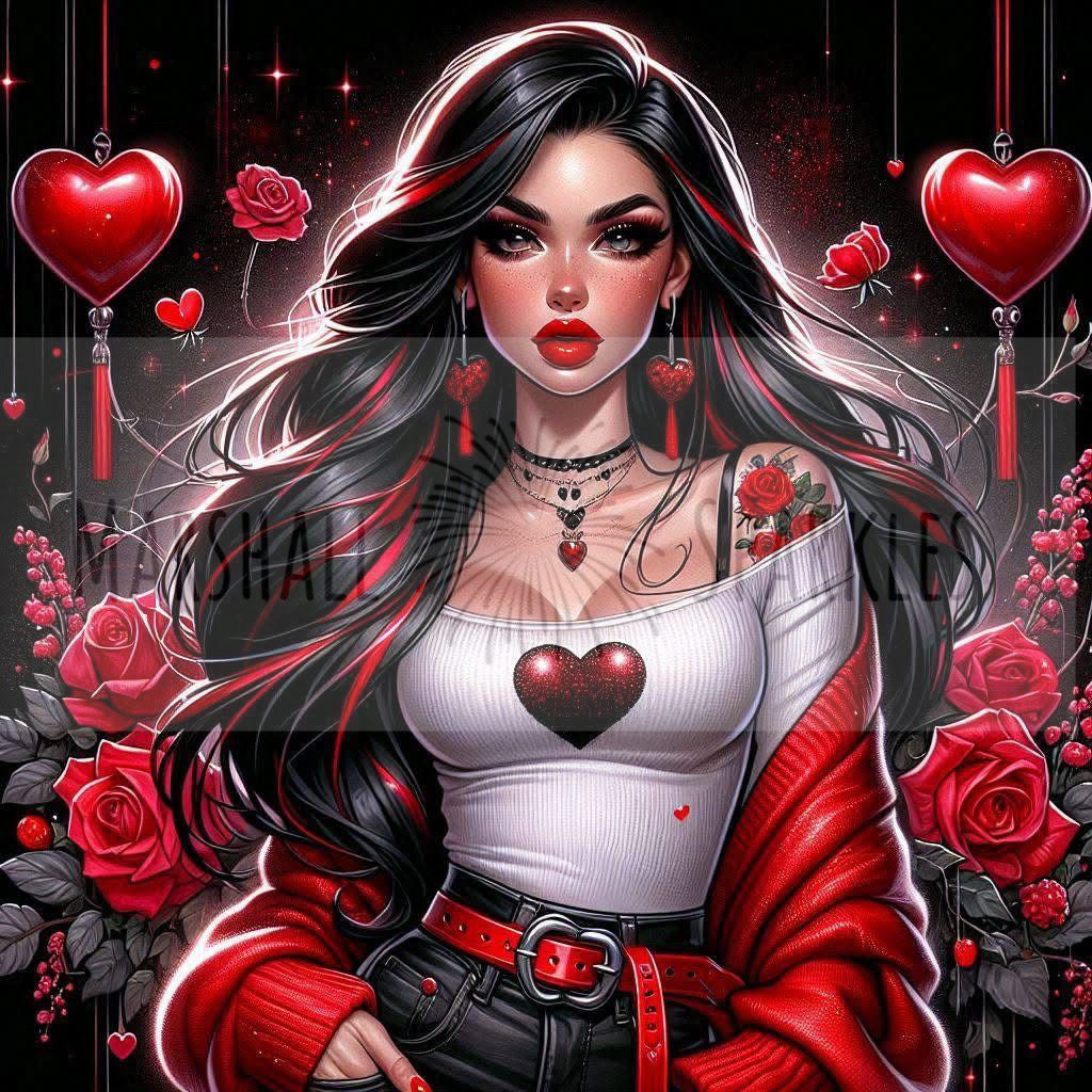 February Carrie © 50x50 Round Fairy Drill