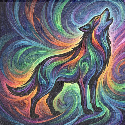 Fire & Ice Wolf © 50x50