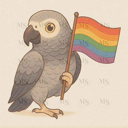 12 Months of Parrot © 30x30 by Katie Mayo-Jackson