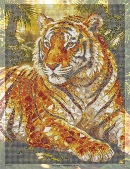 The Shining Jungle Tiger © 60x80