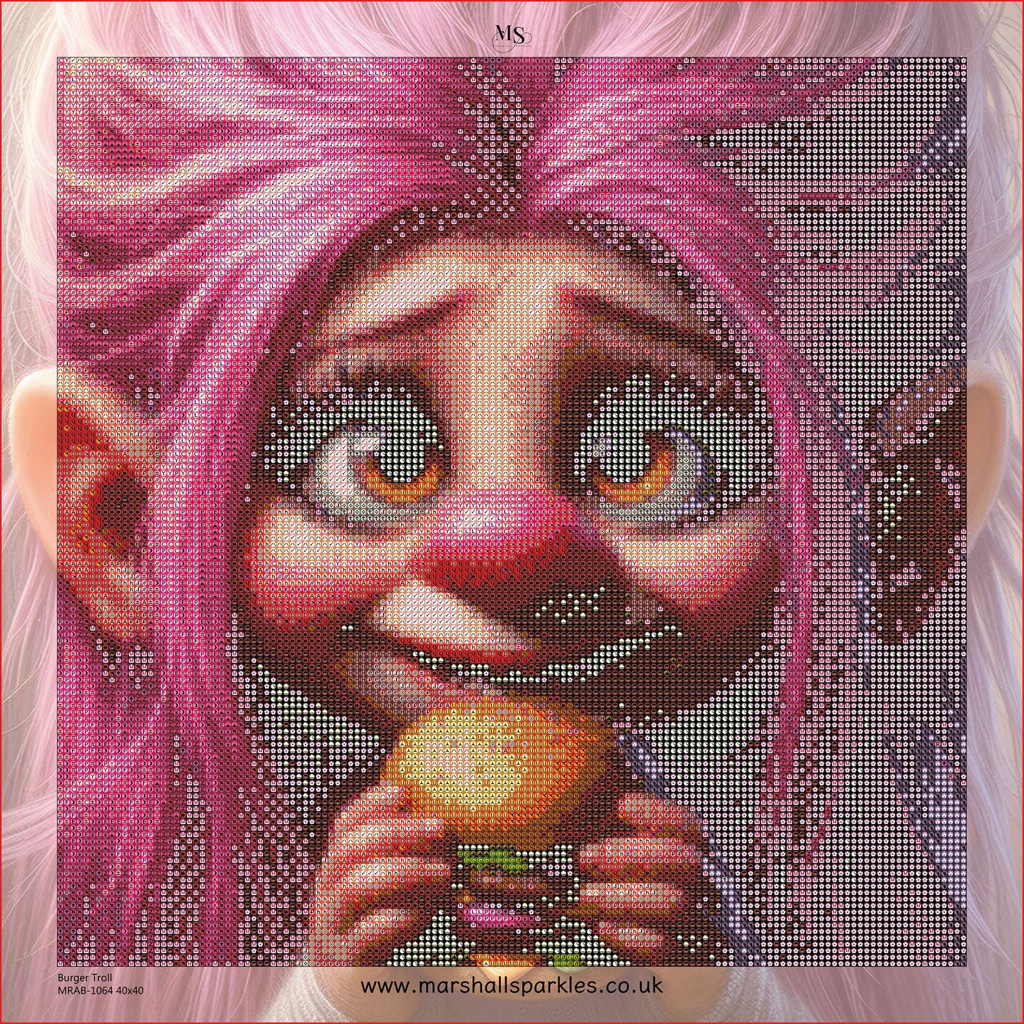 Burger Troll © 40x40 AB Drill